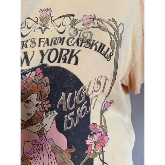 Woodstock Max Yasgur's Farm Catskills NY 1969 Sleep Shirt GUC Medium Tunic‎ Top - Picture 4 of 8